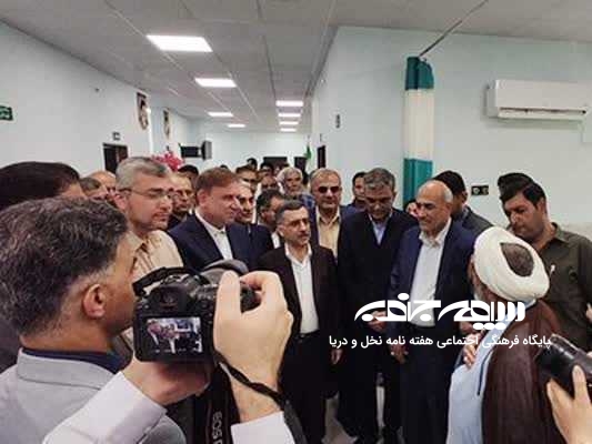 ساختمان جدید مرکز خدمات جامع سلامت آبپخش در شهرستان دشتستان افتتاح و به بهره‌برداری رسید