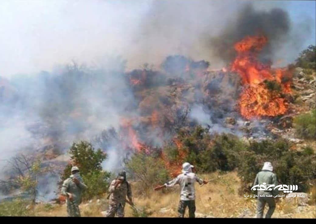 پنج روز است که آتش بر جان گیسکان می تازد