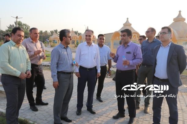 بازدید شهردار جزیره خارگ از روند پیشرفت پروژه های عمرانی سطح شهر