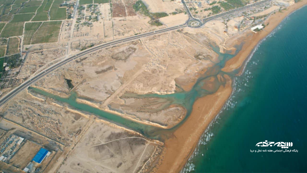 خاکریزی و بتن ریزی خورهای کنگان؛ توسعه یا دفن طبیعت!!